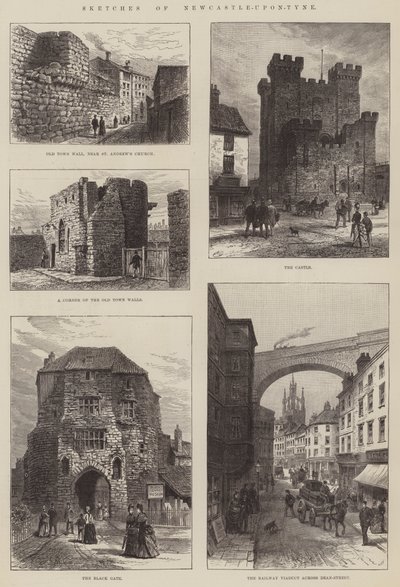 Sketches of Newcastle-upon-Tyne by Alfred Robert Quinton